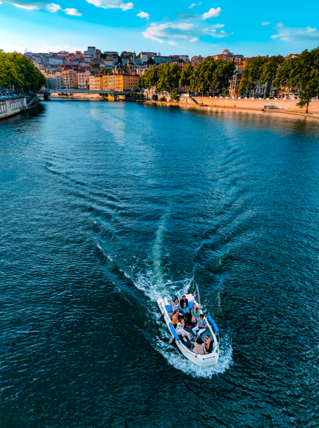 Location de bateau sans permis à Lyon avec Cap Confluent