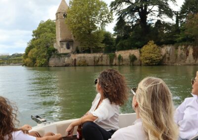 EVJF en bateau à Lyon