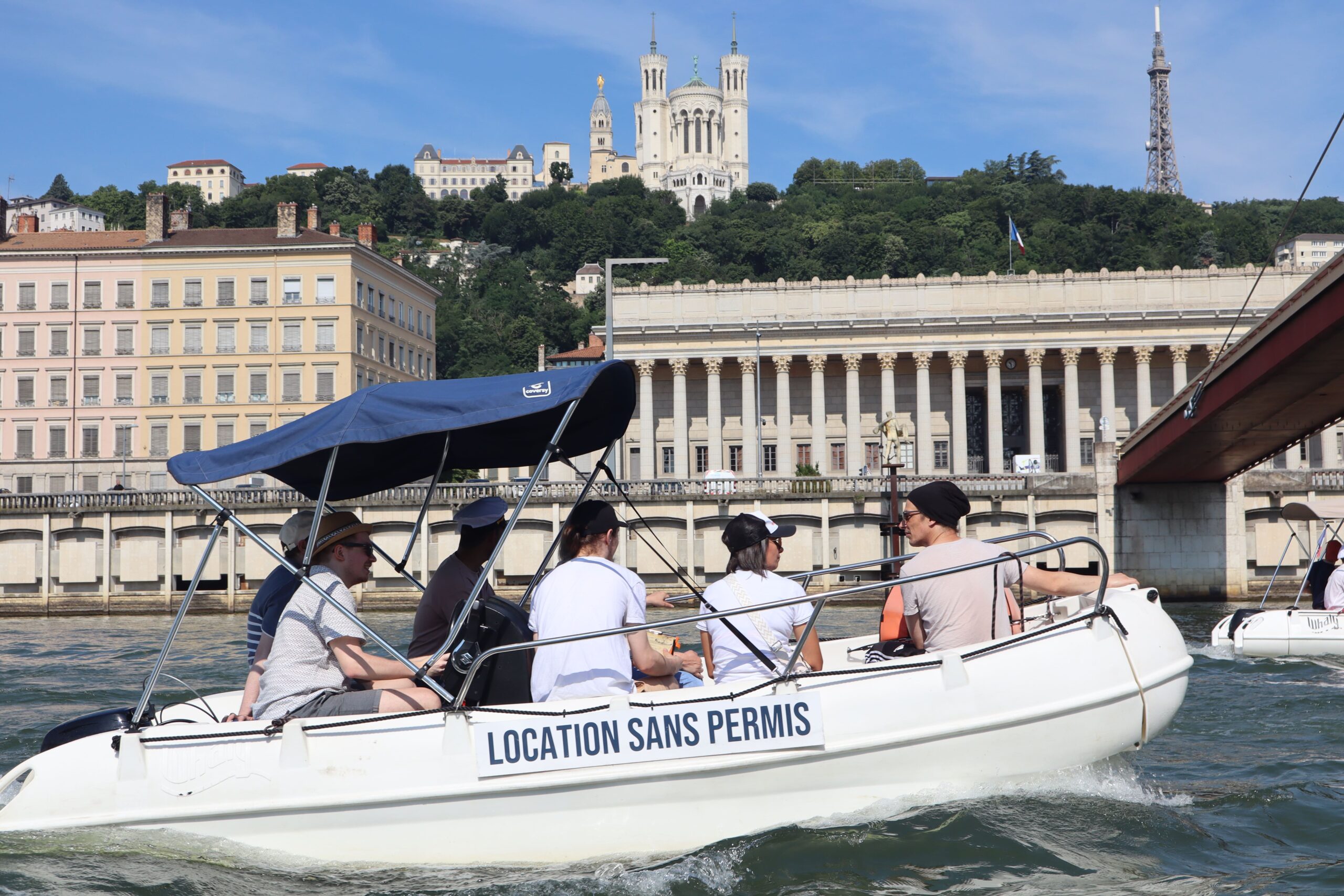 Moment détente en bateau au cœur de Lyon